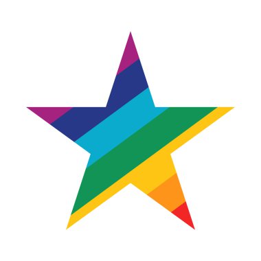 Yıldız sembolü vektör simgesi