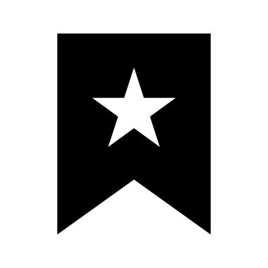 Yıldız sembolü vektör simgesi