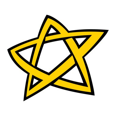 Yıldız sembolü vektör simgesi