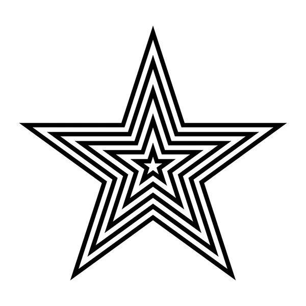 Σύμβολο αστέρι εικονίδιο του φορέα — Διανυσματικό Αρχείο