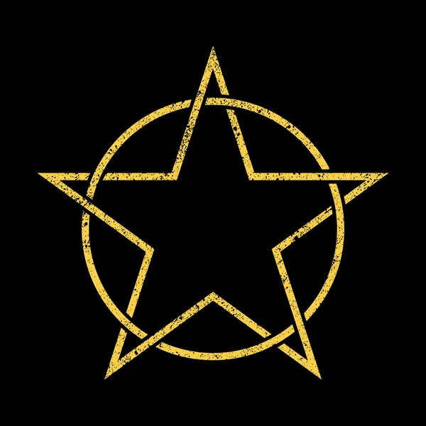 Ícone de vetor símbolo estrela — Vetor de Stock