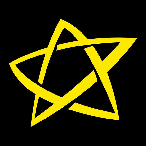 Sternsymbol-Vektor-Symbol — Stockvektor