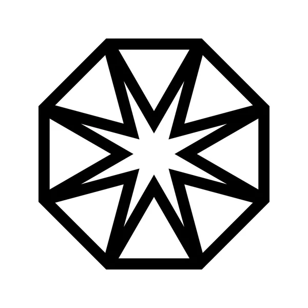 Значок вектора символов звезды — стоковый вектор