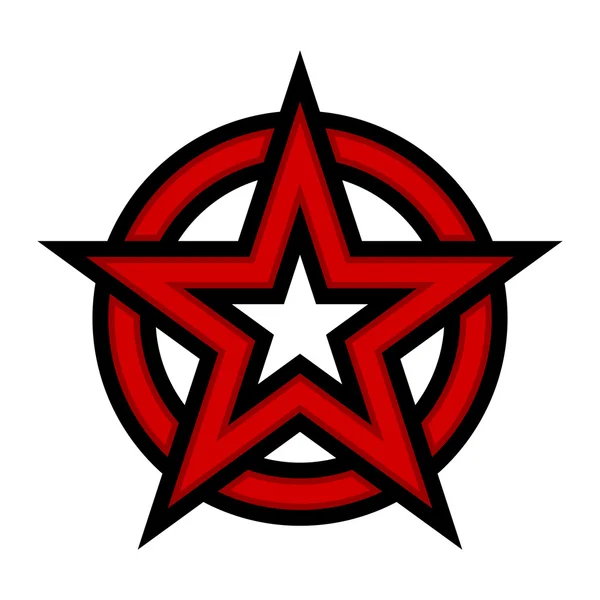 Hvězda symbol vektorové ikony — Stockový vektor
