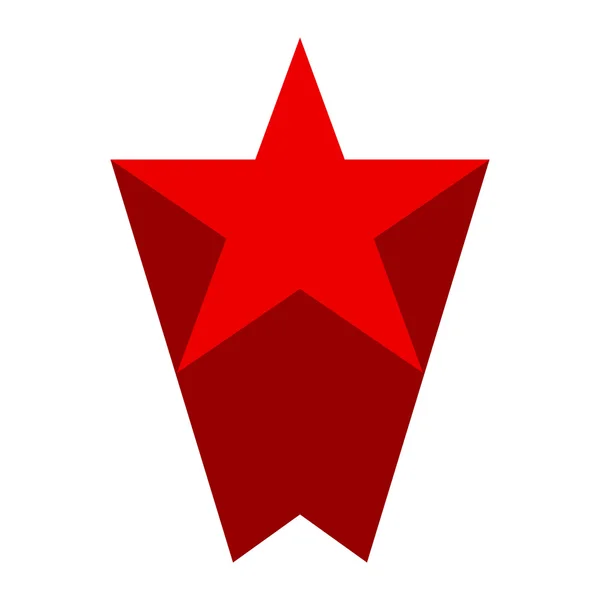 Estrella símbolo vector icono — Vector de stock