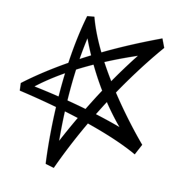 Sternsymbol-Vektor-Symbol — Stockvektor