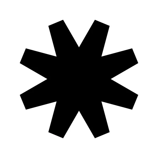 Stjärnan symbol vector ikonen — Stock vektor