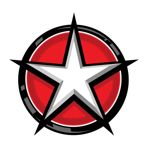 Stjärnan symbol vector ikonen — Stock vektor