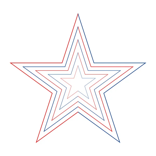 Ícone de vetor símbolo estrela —  Vetores de Stock