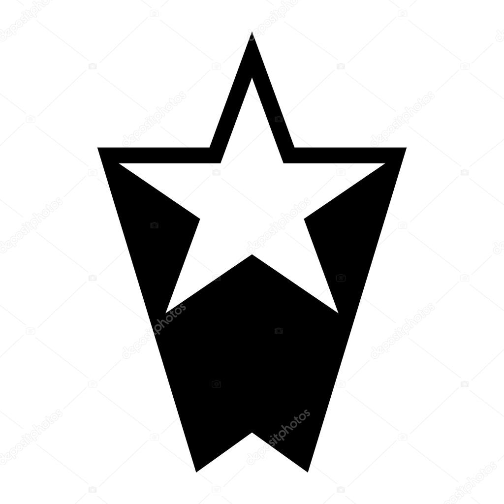 Estrella símbolo vector icono vector, gráfico vectorial © briangoff