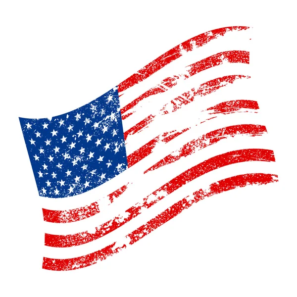 Amerikan bayrak vektör simgesi