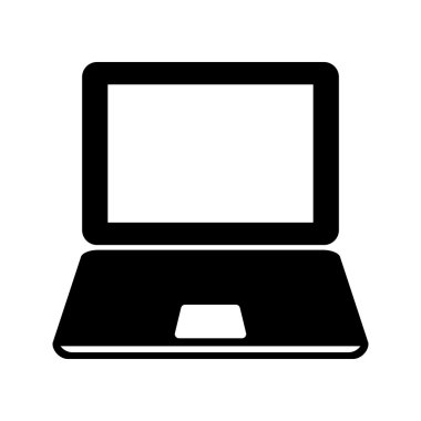 Dizüstü bilgisayar vektör simgesi