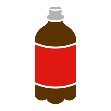 Soda Pop içki şişesi vektör simgesi