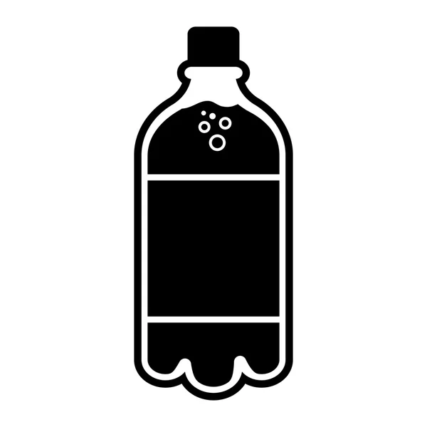 Soda Pop içki şişesi vektör simgesi — Stok Vektör