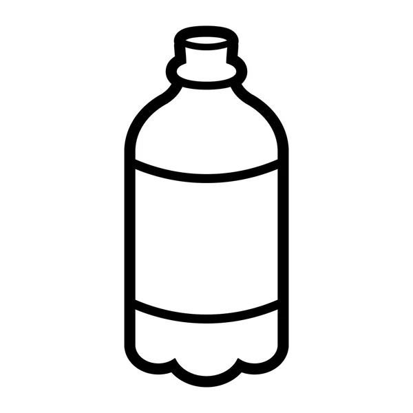 Soda Pop Drink Flasche Vektor Symbol — Stockvektor