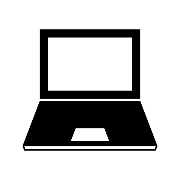 Laptop-Computer-Vektorsymbol — Stockvektor