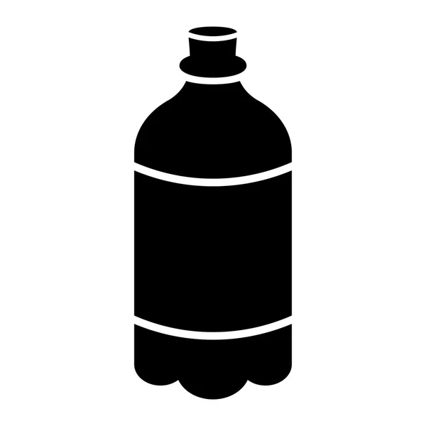 Soda Pop Drink Flasche Vektor Symbol — Stockvektor