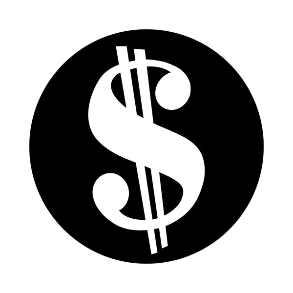 Знак долара вектор грошей — стоковий вектор