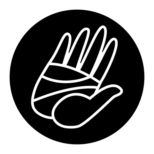 Cartoon hand high five Vektor Illustration — Stockvektor