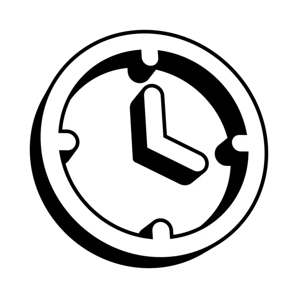 Horloge icône vectorielle Time — Image vectorielle