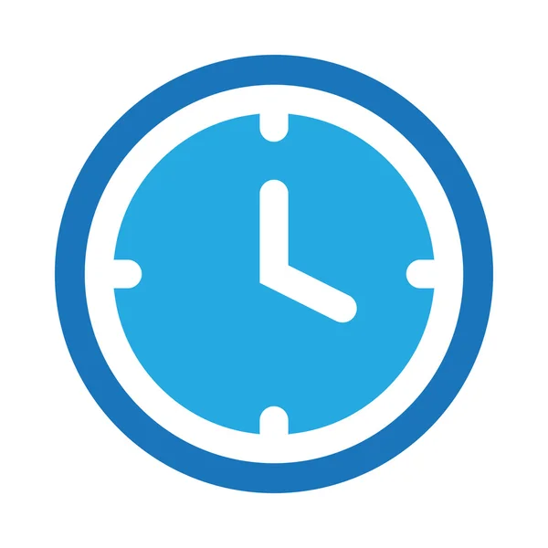 Reloj icono de vector de tiempo — Vector de stock