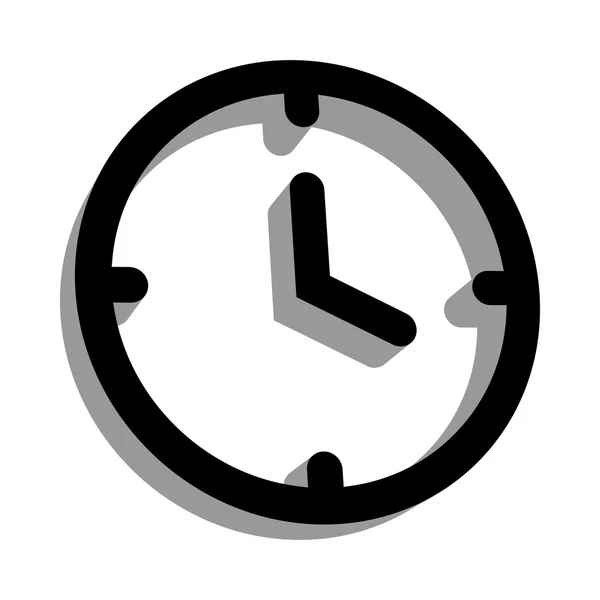 Reloj icono de vector de tiempo — Vector de stock