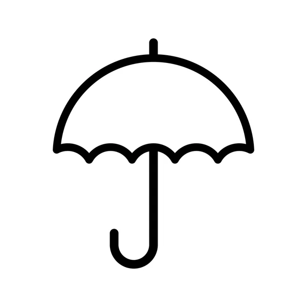 Regenschirm-Vektor-Symbol — Stockvektor