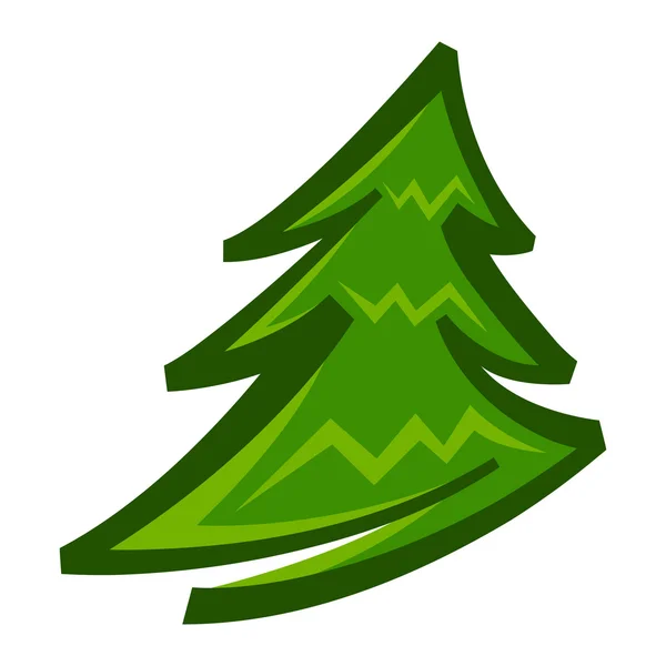 Baum-Wald-Vektorsymbol — Stockvektor