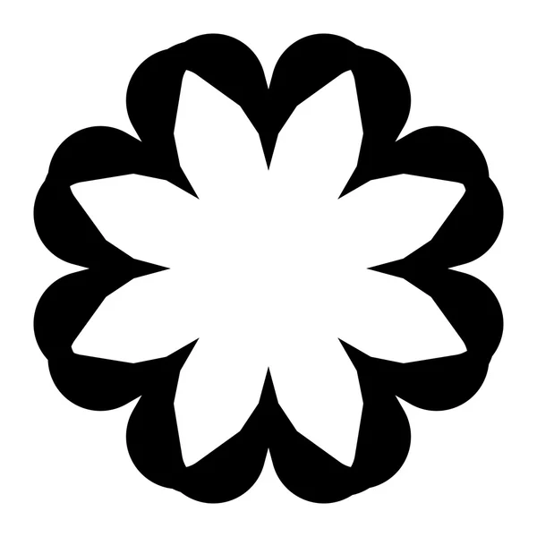 Icône vectorielle de plante de fleur — Image vectorielle