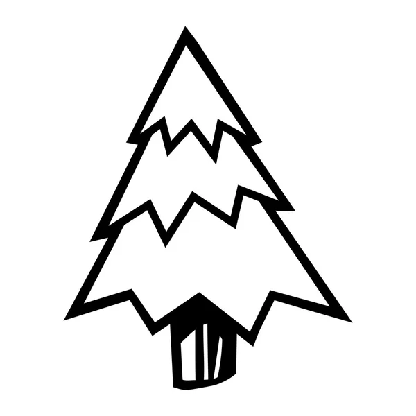 Baum-Wald-Vektorsymbol — Stockvektor