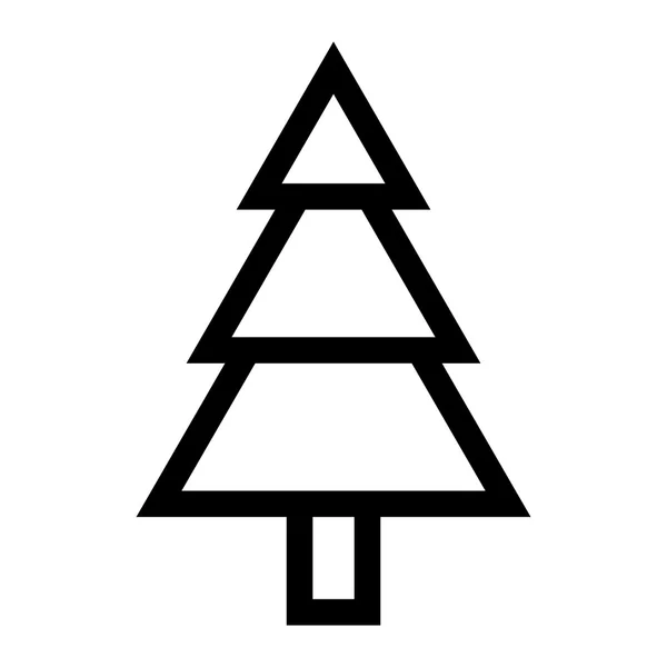 Baum-Wald-Vektorsymbol — Stockvektor