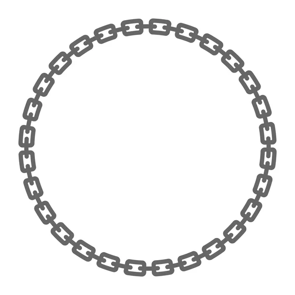 Icona vettoriale catena metallica — Vettoriale Stock