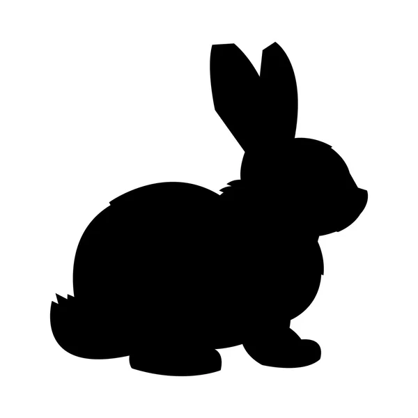 Bunny Rabbit Cartoon Vector Icon — Stock Vector