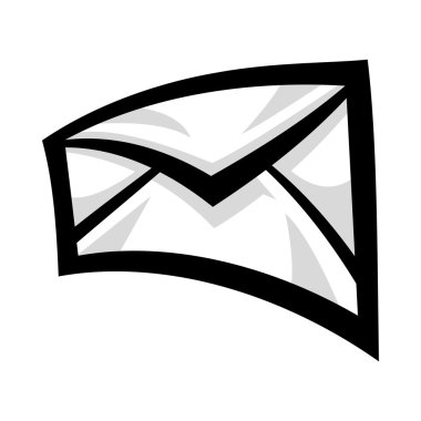 Zarf posta vektör simgesi