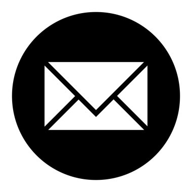 Zarf posta vektör simgesi