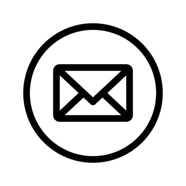 Zarf posta vektör simgesi