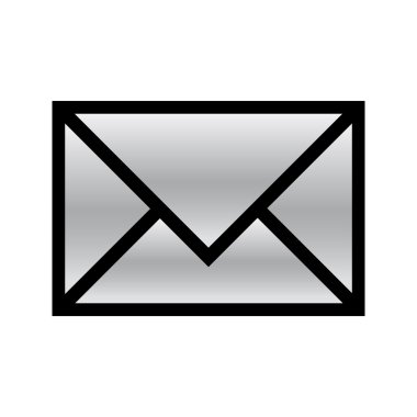 Zarf posta vektör simgesi