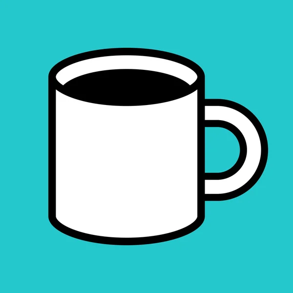 Kávébögre vektor ikon — Stock Vector