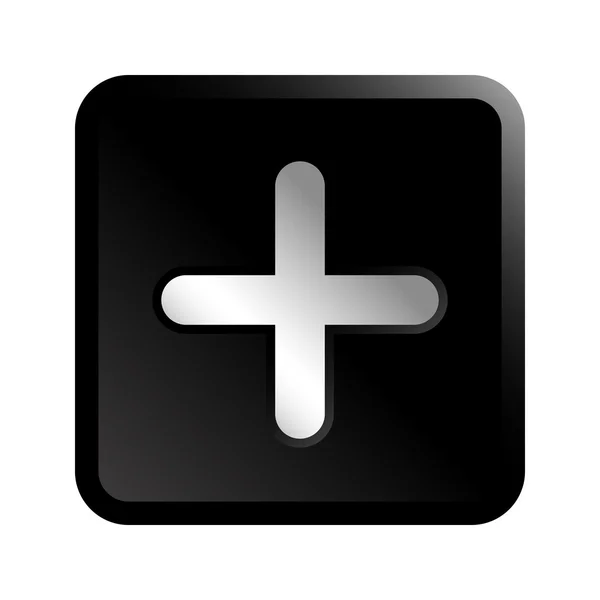 Векторная икона с крестом — стоковый вектор