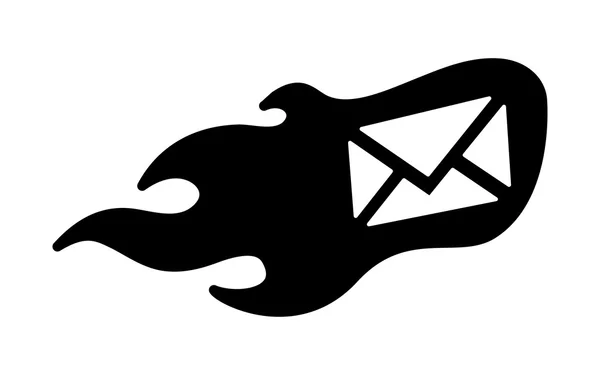 Векторная икона конверта почты — стоковый вектор