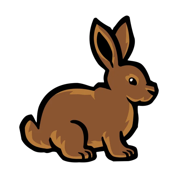 Кролик Кролик мультфільм векторної Icon — стоковий вектор