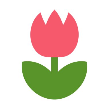 Lale çiçeği vektör simgesi