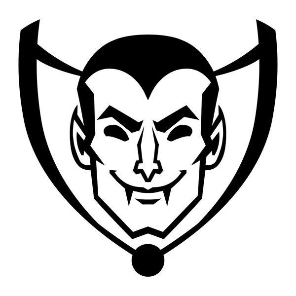 Vampire Dracula vector icon — Stock Vector © briangoff #101545666