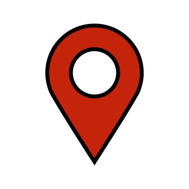 Konumu seyahat Geo PIN vektör simgesi