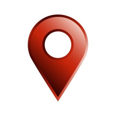 Konumu seyahat Geo PIN vektör simgesi