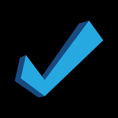 işaretleme vektör simgesini kontrol et