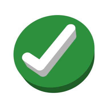 işaretleme vektör simgesini kontrol et