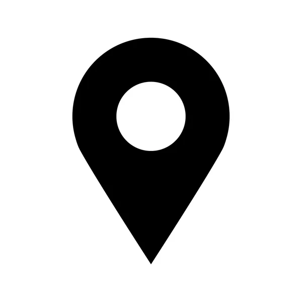 Ταξίδια τοποθεσία Geo Pin εικονίδιο του φορέα — Διανυσματικό Αρχείο