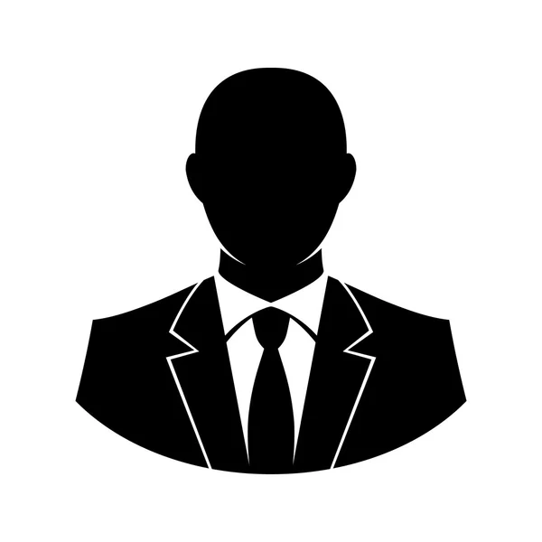 Zakelijke formele pak & Tie Outfit vector pictogram — Stockvector