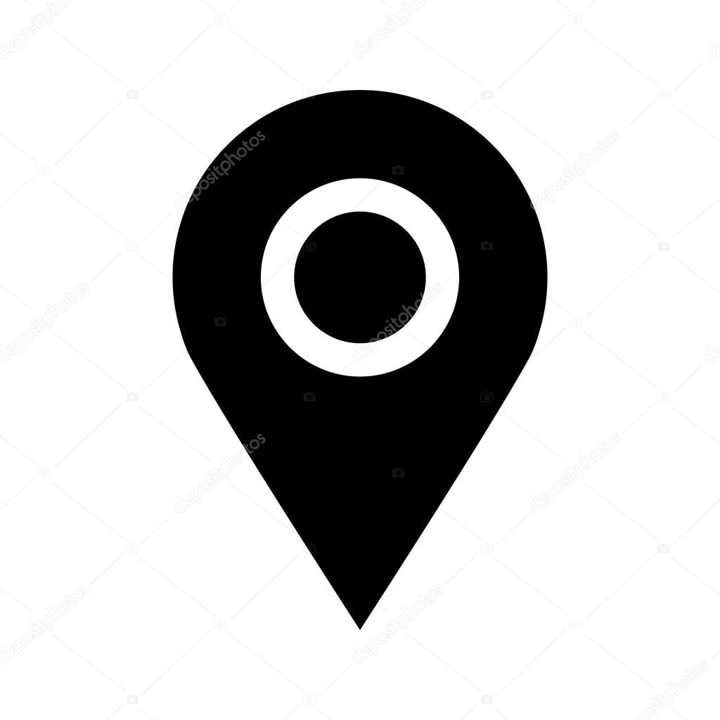 Localização Viagens Geo Pin Vector Icon imagem vetorial de